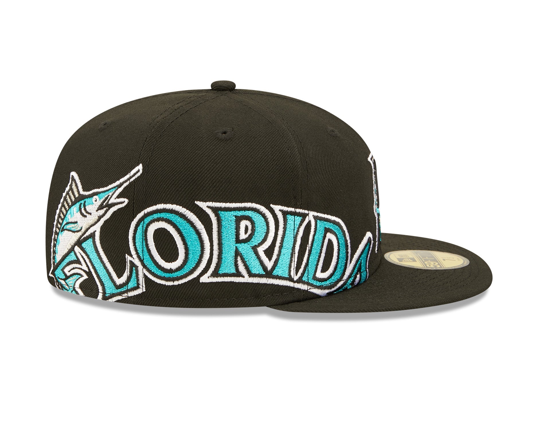 New Era 59Fifty MLB Side Split Florida Marlins Cooperstown