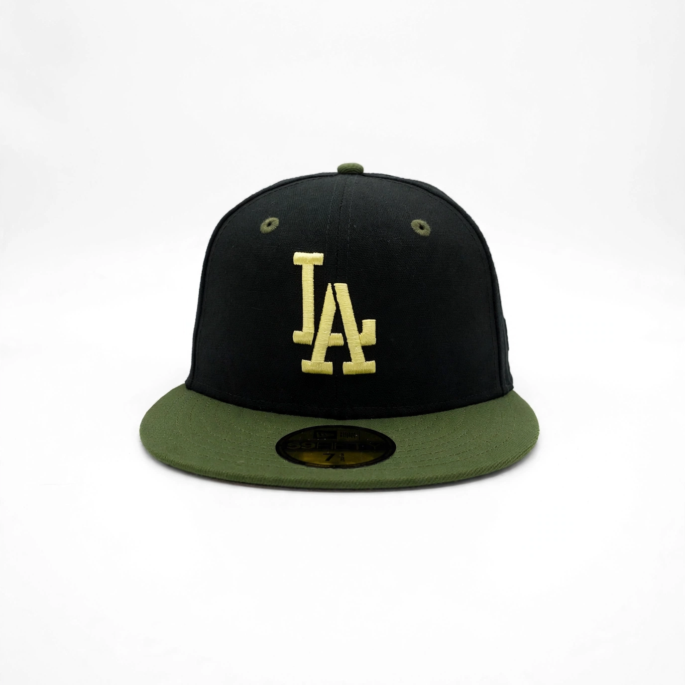 New Era 59Fifty MLB Stencil Logo Los Angeles Dodgers Black/Camo UV