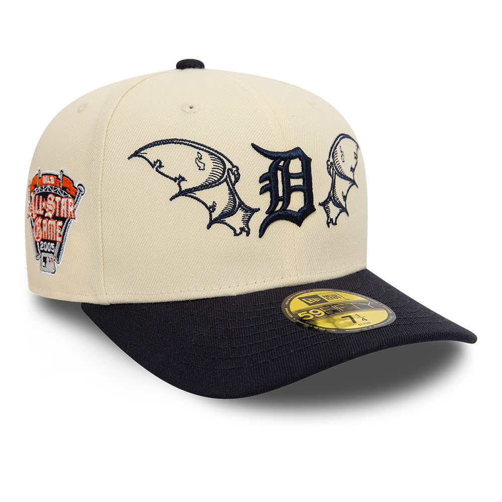 New Era 59Fifty MLB Team Wings Detroit Tigers Stone