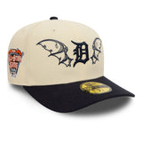 New Era 59Fifty MLB Team Wings Detroit Tigers Stone