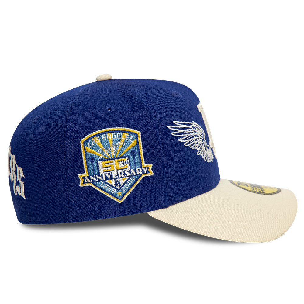 New Era 59Fifty MLB Team Wings Los Angeles Dodgers Royal