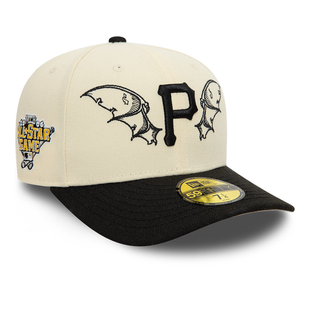 New Era 59Fifty MLB Team Wings Pittsburgh Pirates Stone