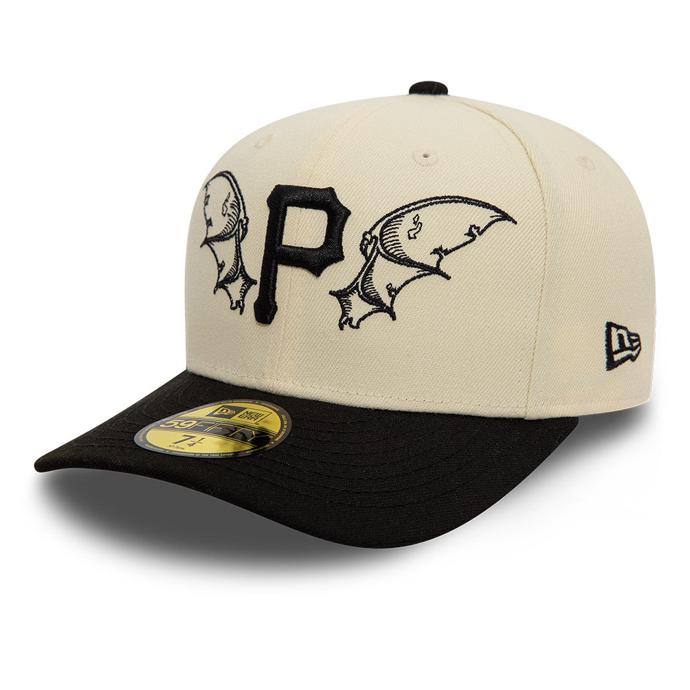 New Era 59Fifty MLB Team Wings Pittsburgh Pirates Stone