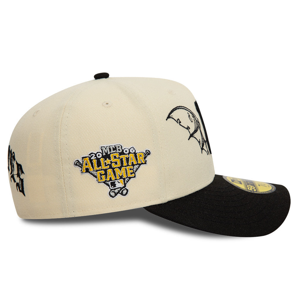 New Era 59Fifty MLB Team Wings Pittsburgh Pirates Stone