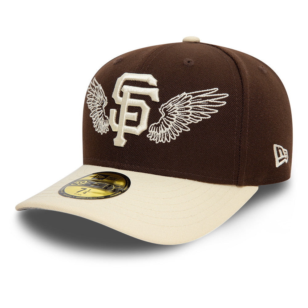 New Era 59Fifty MLB Team Wings San Francisco Giants Brown