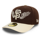 New Era 59Fifty MLB Team Wings San Francisco Giants Brown