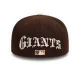 New Era 59Fifty MLB Team Wings San Francisco Giants Brown