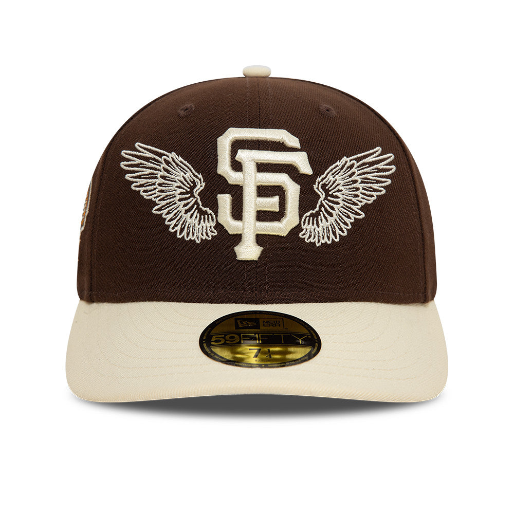 New Era 59Fifty MLB Team Wings San Francisco Giants Brown