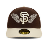 New Era 59Fifty MLB Team Wings San Francisco Giants Brown