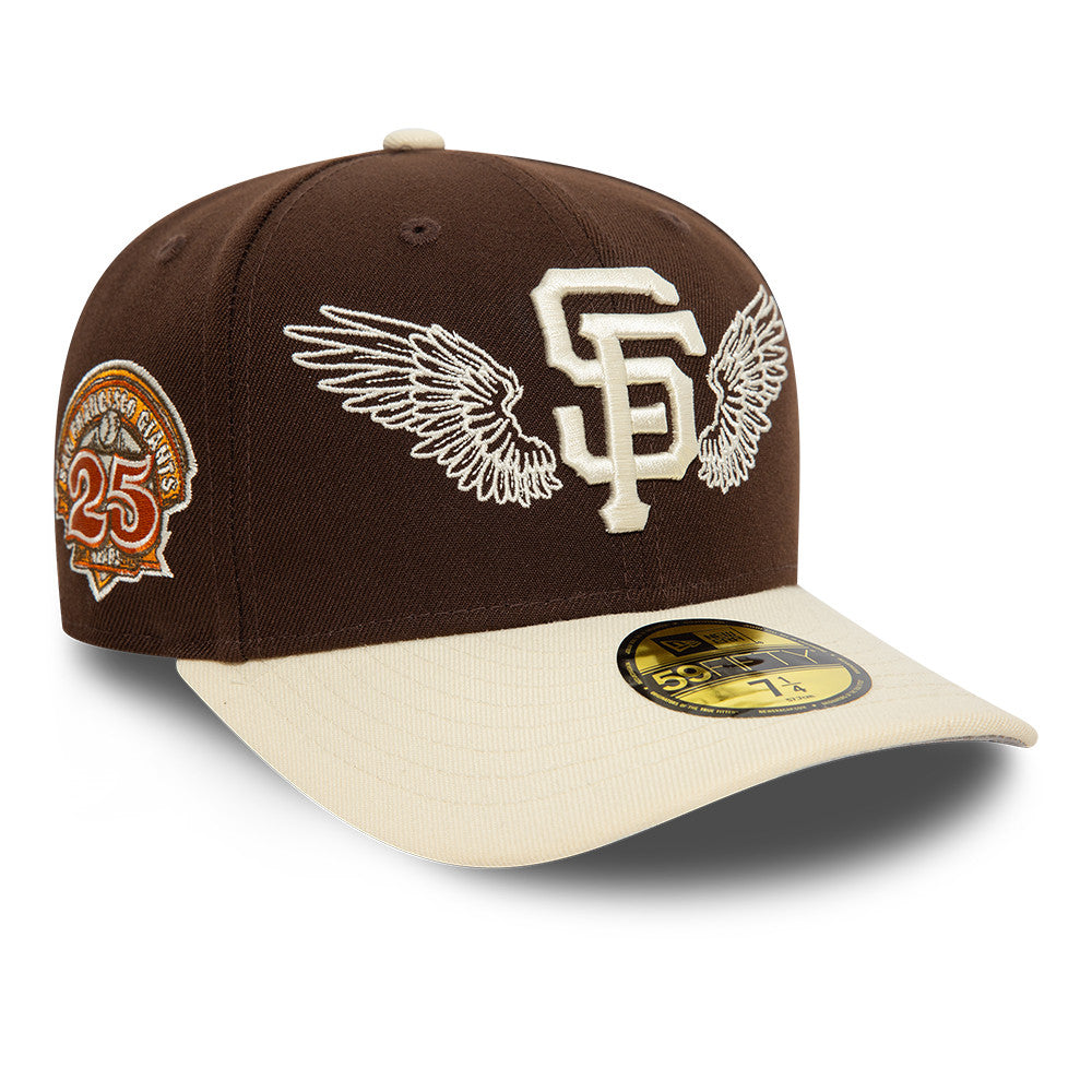 New Era 59Fifty MLB Team Wings San Francisco Giants Brown