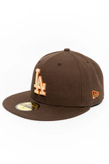New Era 59Fifty MLB Walnuts Los Angeles Dodgers Dark Brown