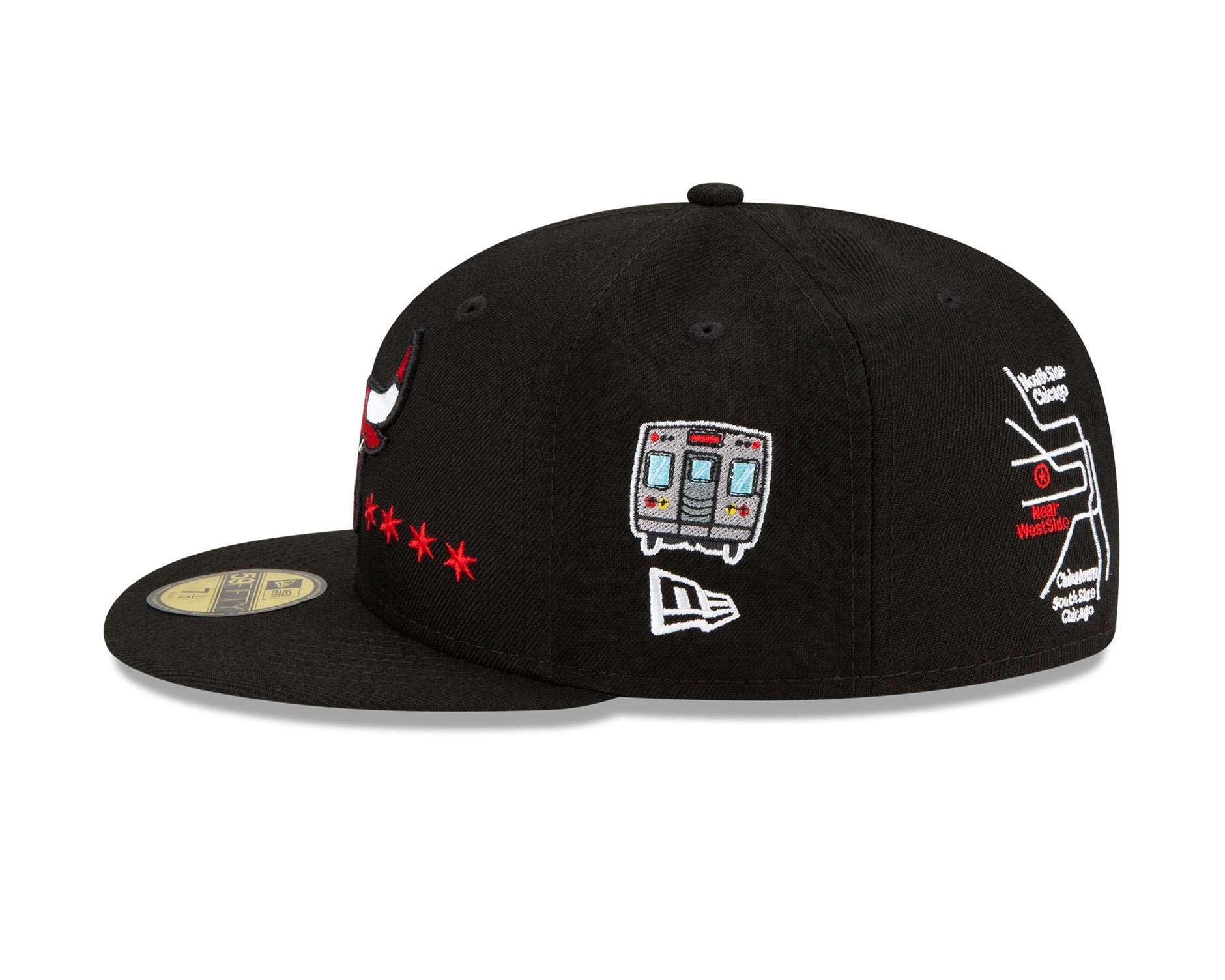 New Era 59Fifty NBA City Location Chicago Bulls