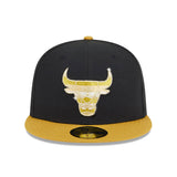 New Era 59Fifty NBA 59Fifty Day 2025 Black Gold Chicago Bulls