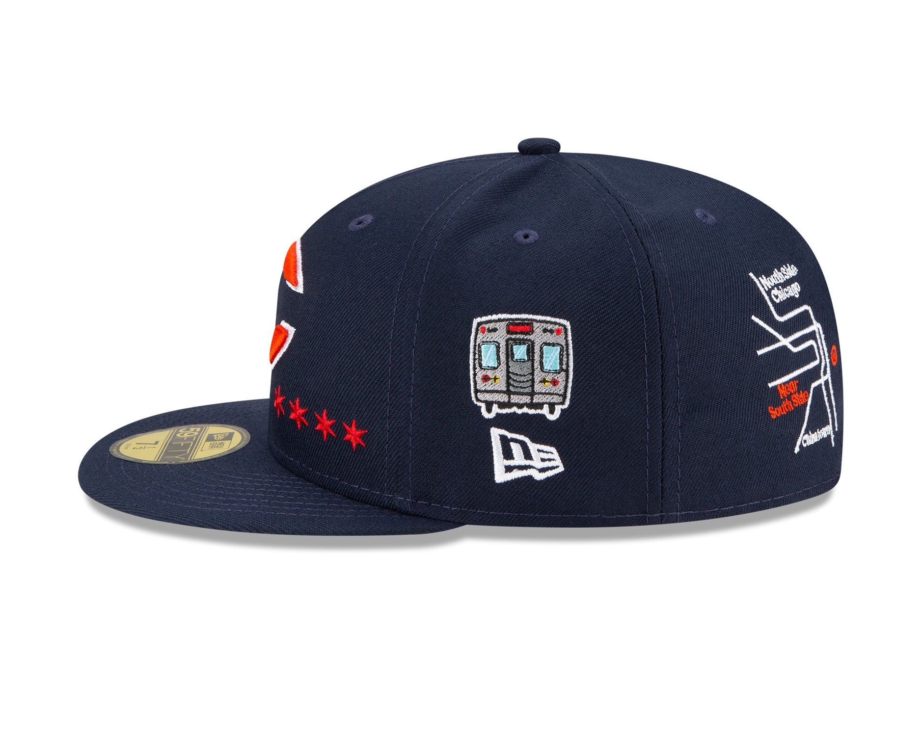 New Era 59Fifty NFL City Location Chicago Bears