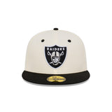 New Era 59Fifty NFL Las Vegas Raiders 2Tone White Black