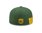 New Era 59Fifty NFL Side Split Green Bay Packers OTC