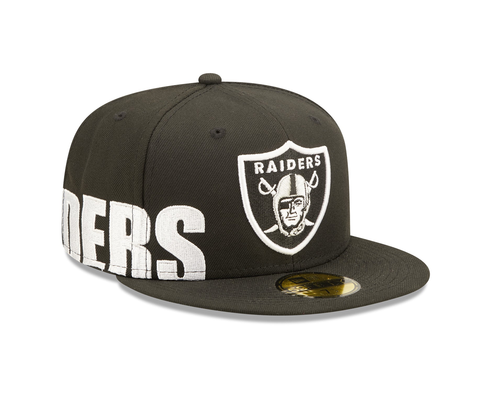 New Era 59Fifty NFL Side Split Las Vegas Raiders OTC