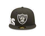 New Era 59Fifty NFL Side Split Las Vegas Raiders OTC