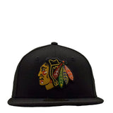 New Era 59Fifty NHL Chicago Blackhawks Black/Team