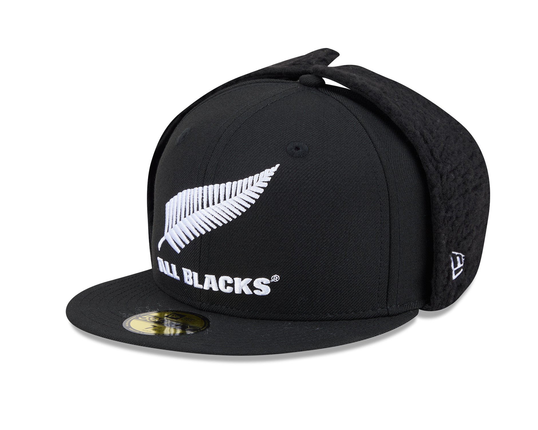 New Era 59Fifty Rugby Union All Blacks Winter DogEar Black