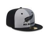 New Era 59Fifty Rugby Union All Blacks Winter Pinwheel Black/Graphite