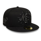 New Era 59Fifty Scribble New Era Branded Black
