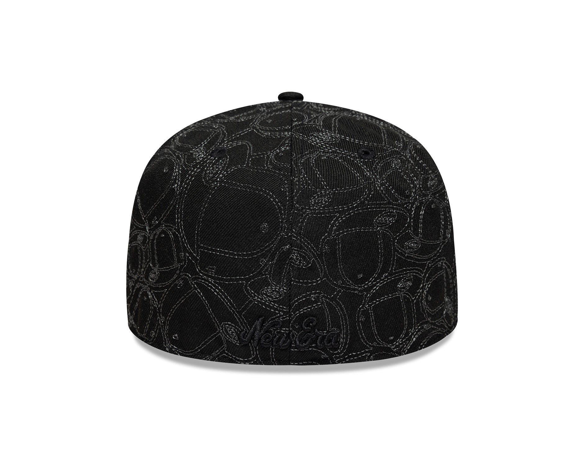 New Era 59Fifty Sticker AOP New Era Branded Black