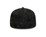 New Era 59Fifty Sticker AOP New Era Branded Black