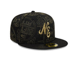 New Era 59Fifty Sticker AOP New Era Branded Black/Gold