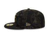New Era 59Fifty Sticker AOP New Era Branded Black/Gold