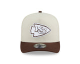 New Era 9Fifty A-Frame Chocolate Egg NFL Kansas City Chiefs White/Chocolate