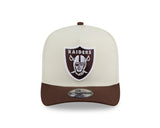 New Era 9Fifty A-Frame Chocolate Egg NFL Las Vegas Raiders White/Chocolate