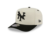 New Era 9Fifty A-Frame MLB 2Tone New York Mets Chrome White
