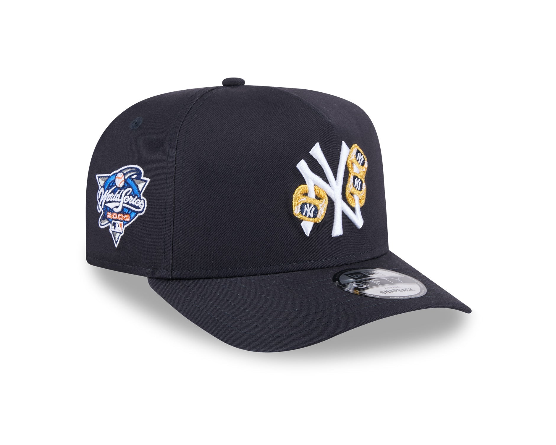 New Era 9Fifty A-Frame MLB 3 Times New York Yankees Navy