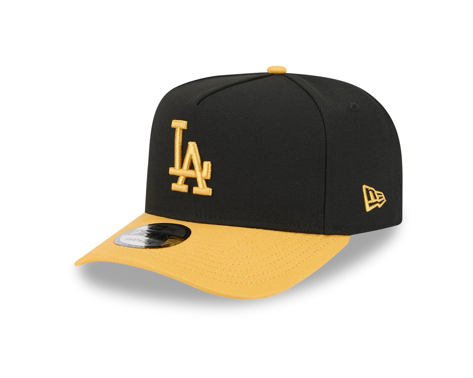 New Era 9Fifty A-Frame MLB Black Mustard Los Angeles Dodgers
