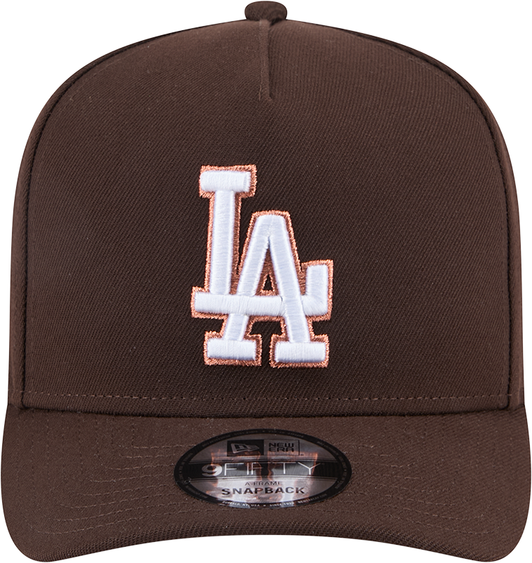 New Era 9Fifty A-Frame MLB Burnt Wood Los Angeles Dodgers