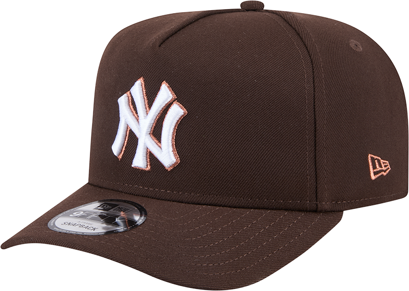 New Era 9Fifty A-Frame MLB Burnt Wood New York Yankees