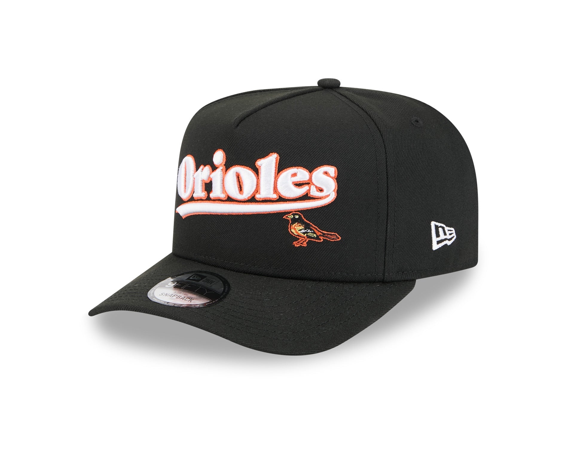 New Era 9Fifty A-Frame MLB Pennant Script Baltimore Orioles OTC