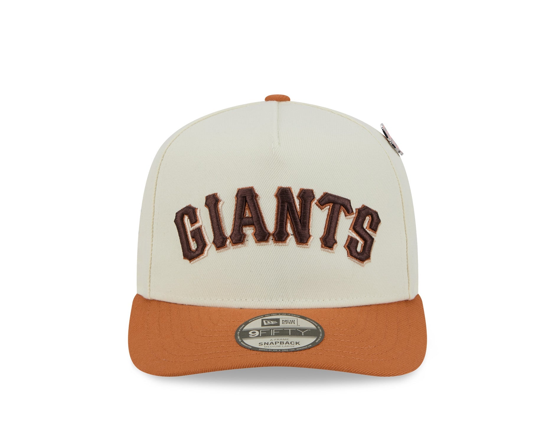 New Era 9Fifty A-Frame MLB Wordmark San Francisco Giants Chrome White/OTC