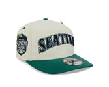 New Era 9Fifty A-Frame MLB Wordmark Seattle Mariners Chrome White/OTC