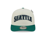 New Era 9Fifty A-Frame MLB Wordmark Seattle Mariners Chrome White/OTC