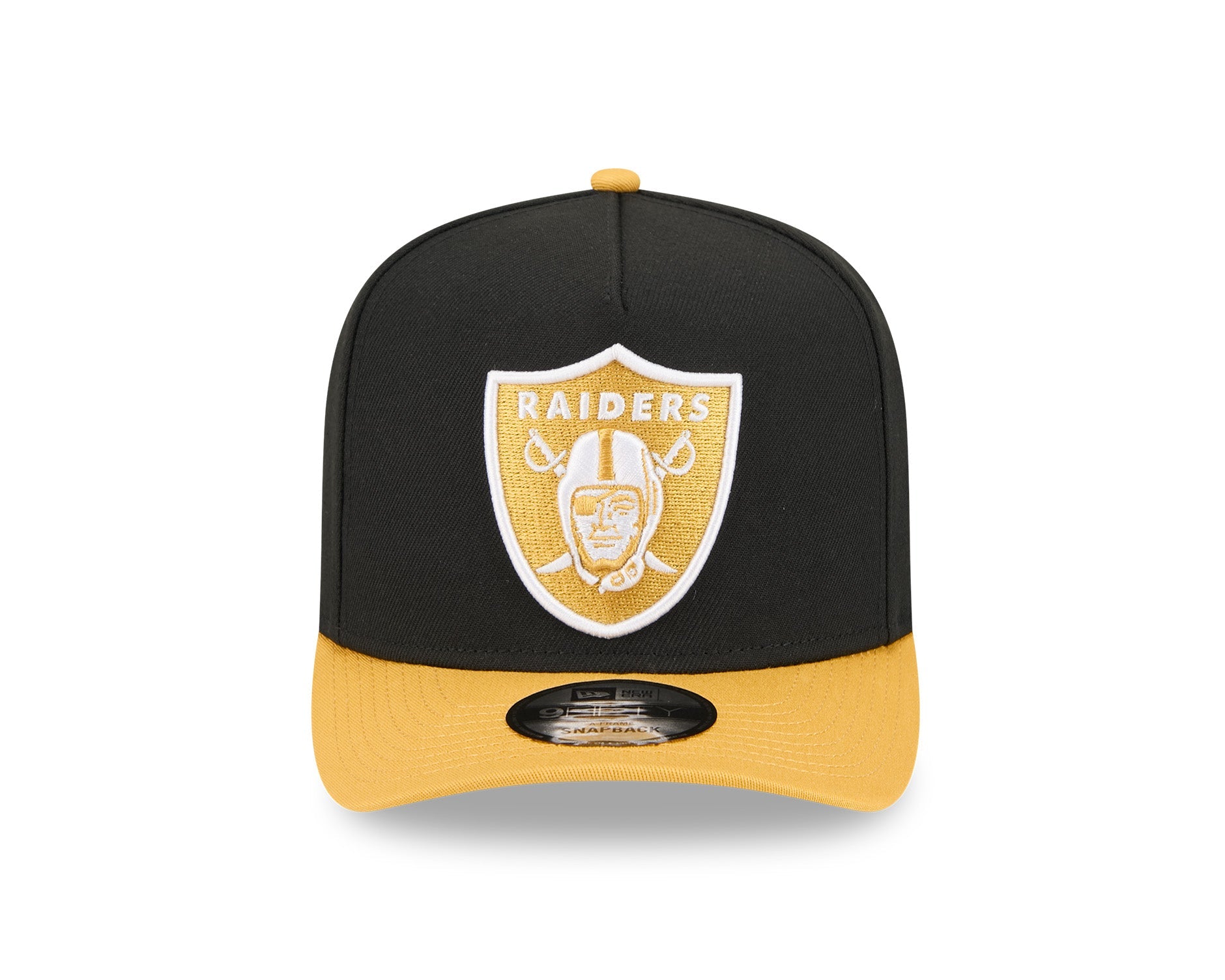 New Era 9Fifty A-Frame NFL Black Mustard Las Vegas Raiders