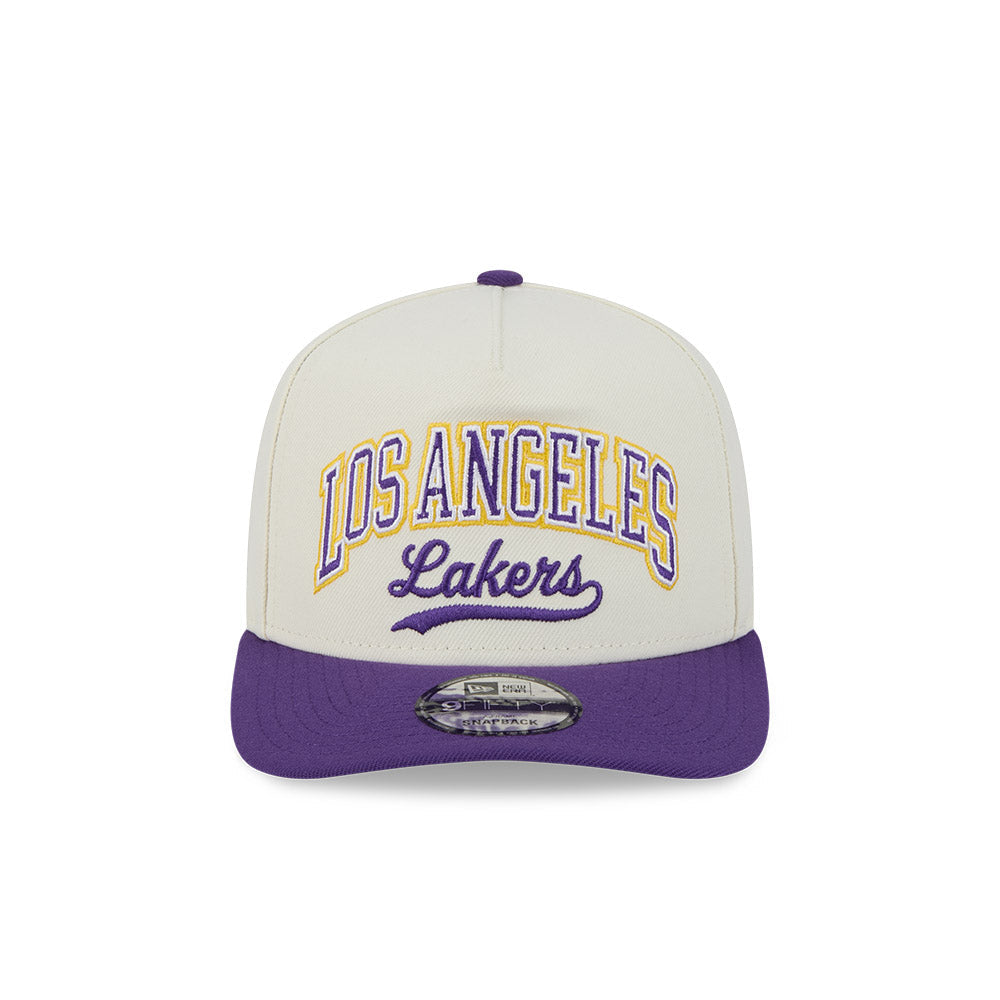 New Era 9Fifty A-Frame PC NBA Chrome 2tone Script Los Angeles Lakers