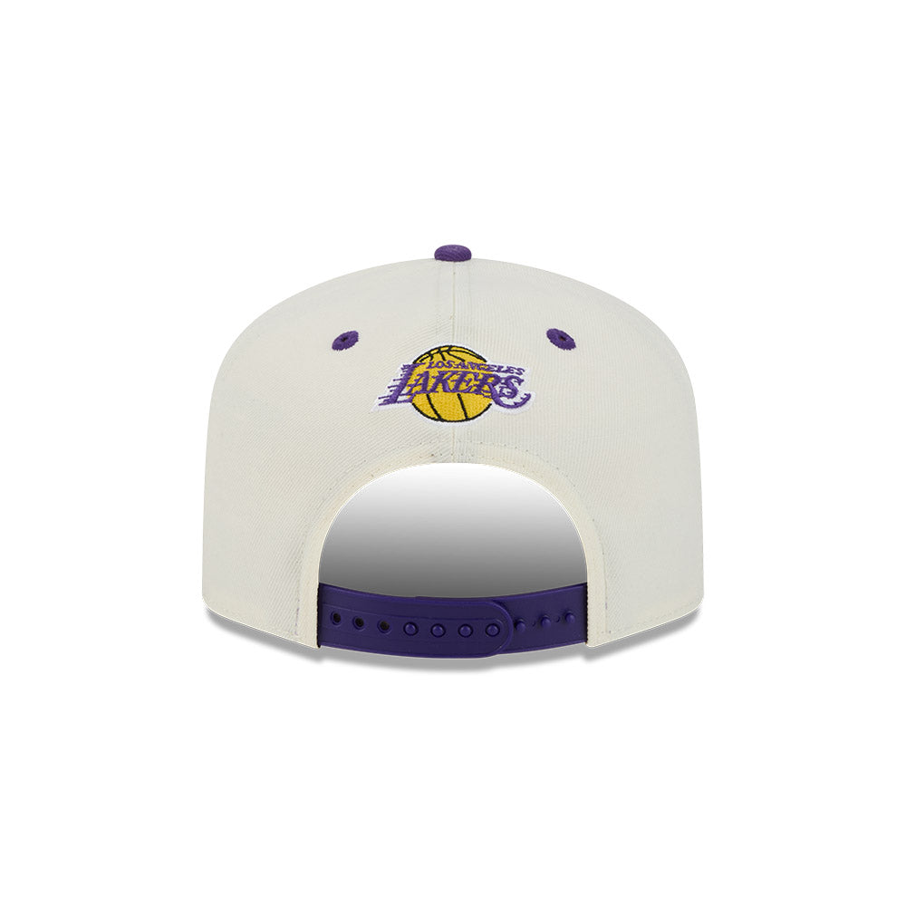 New Era 9Fifty A-Frame PC NBA Chrome 2tone Script Los Angeles Lakers