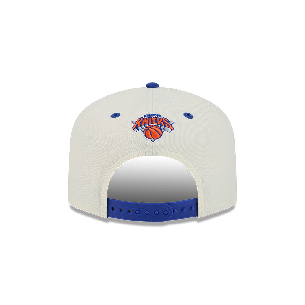 New Era 9Fifty A-Frame PC NBA Chrome 2Tone Script New York Knicks