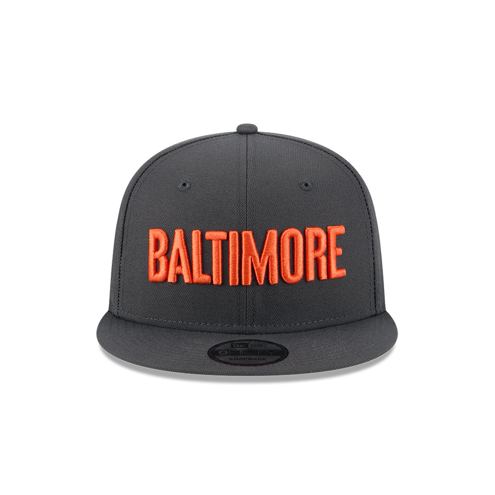 New Era 9Fifty MLB 25 City Connect Baltimore Orioles Graphite