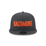 New Era 9Fifty MLB 25 City Connect Baltimore Orioles Graphite