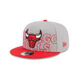New Era 9Fifty NBA 2023 Draft Chicago Bulls Grey Red