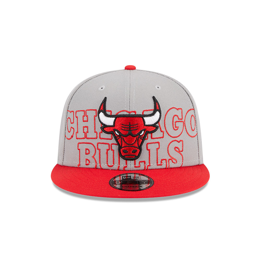 New Era 9Fifty NBA 2023 Draft Chicago Bulls Grey Red