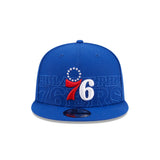 New Era 9Fifty NBA 2023 Draft Philadelphia 76ers Blue